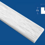 Imitacija drvene daske DR-01 bela 2.6m