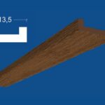 Imitacija drvene daske DR-01 tamna 2.6m
