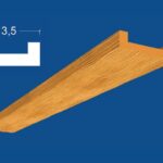 Imitacija drvene daske DR-01 svetla 2.6m