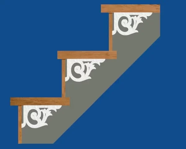 Décorations pour l'escalier DZS 7