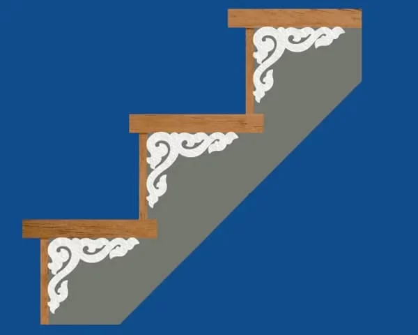 Décorations pour l'escalier DZS 8