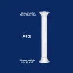 Gipsani stub f-12 glatki