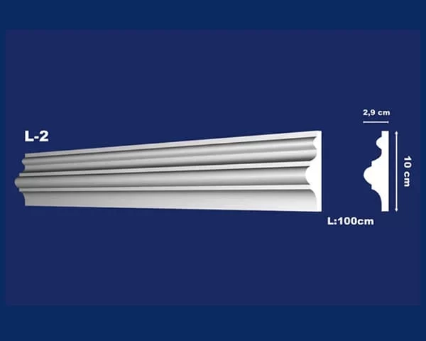Gypsum linear molding L-2