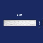 Ornament prateća lajsna L-31