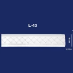 Ornament prateća lajsna L-43