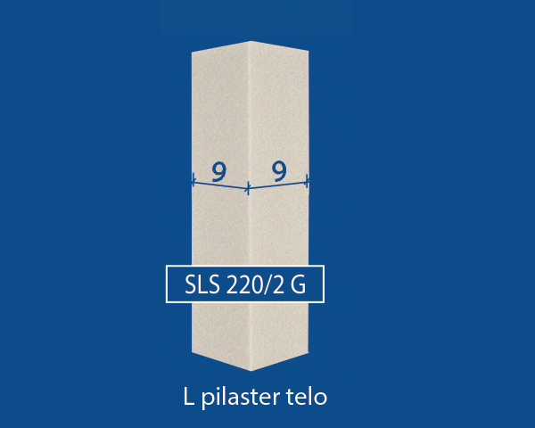 Fasadni L pilaster od stiropora SLS-220 G