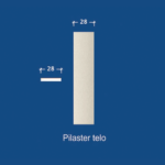 Fasadni pilaster od stiropora SLS-28 G