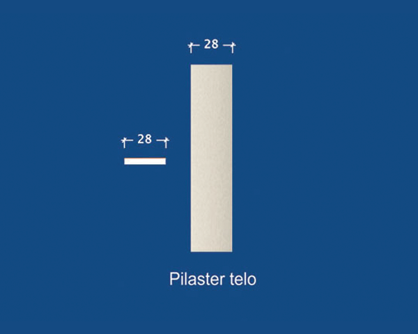Styropor-Fassadenpilaster SLS-28 G