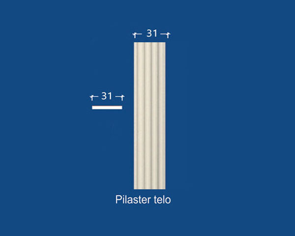 Pilastre de façade en polystyrène SLS-31R