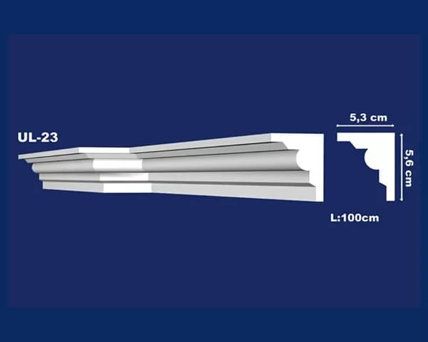 Moulure un plâtre UL-23