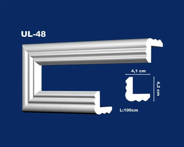 Gypsum corner moulding UL-48