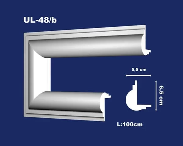 Gypsum corner moulding UL-48B
