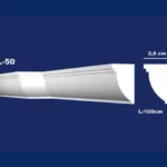 Gipsana lajsna ugaona UL-50