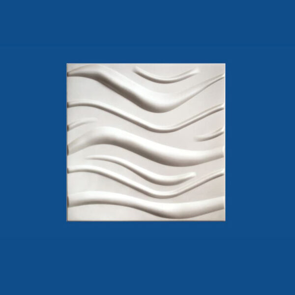 3D Wall panel Fala white