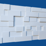 3D gipsani panel - Asymmetric