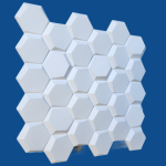 3D gipsani panel - Beehives