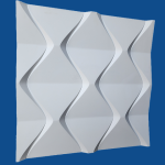 3D gipsani panel - Pyramide