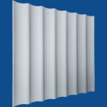 3D gipsani panel - Stripes