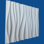 3D gipsani panel - Waves